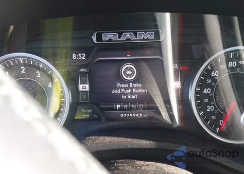 2021 Ram 1500 Big Horn 4X4 6'4 Box из США, поврежденный, VIN 1C6SRFBT9MN603215